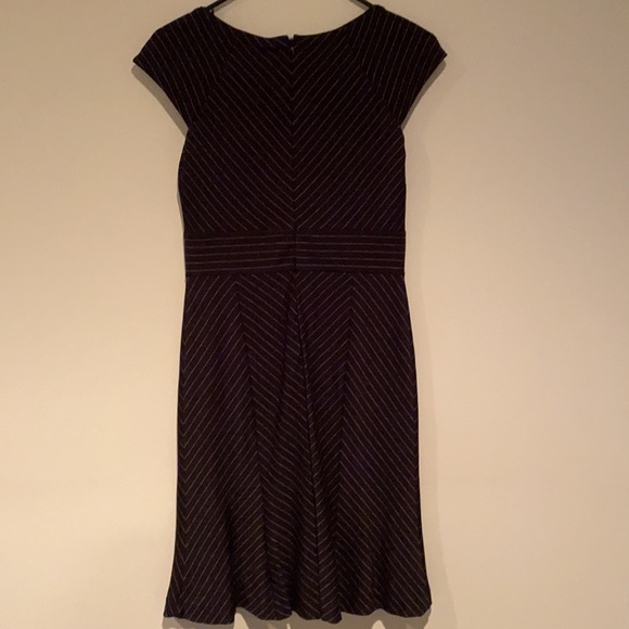 WHBM Black Pinstripe Dress - Picture 5 of 5